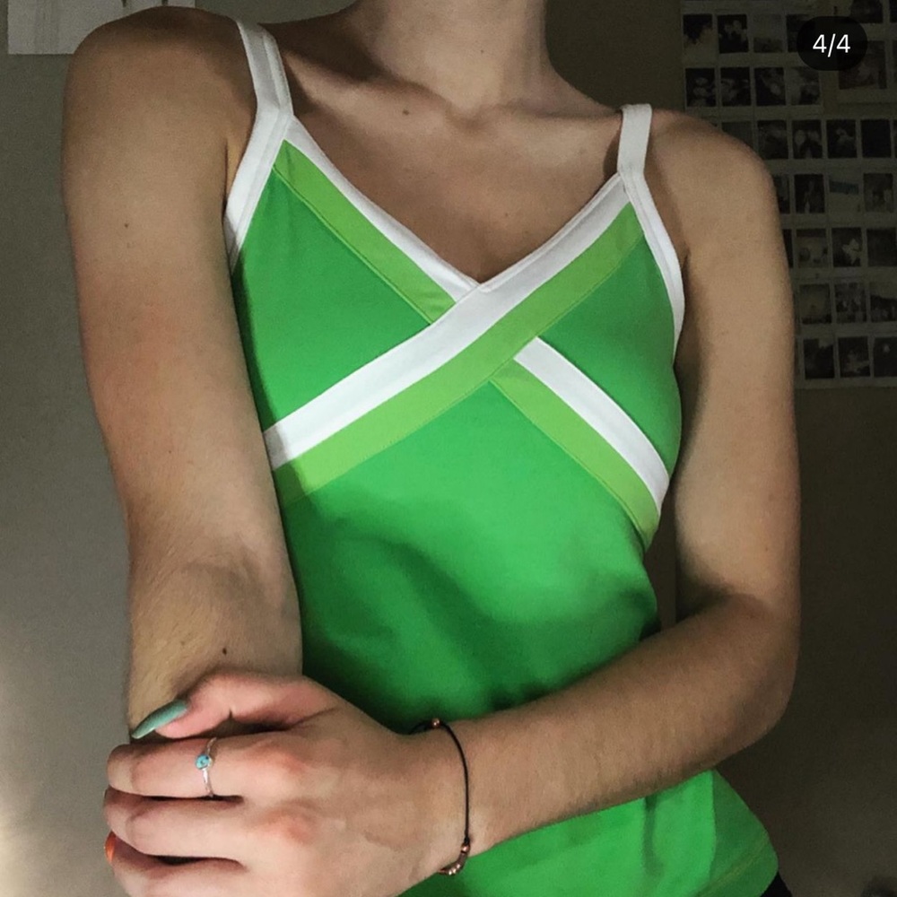 green Lululemon tank top size 10 - Picture 4 of 7